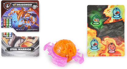 Bakugan Brawl Zone Compact Playset with Special Attack Dragonoid, Customisable Action Figure, Trading Cards, Kids’ Toys for Boys and Girls 6 and up