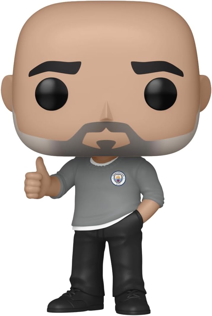Funko POP! Voetbal: Mancity - Pep Guardiola - Manchester City FC - Verzamelbaar Vinyl Figuurtje - Cadeau Idee - Officiële Merchandise -Sportfans - Figuurtje voor Verzamelaars