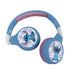 Lexibook, Disney Stitch, Cuffie Bluetooth e via cavo 2 in 1 con microfono e pulsante di controllo, pieghevoli e regolabili, batteria ricaricabile a lunga durata, Blu, HPBT010D
