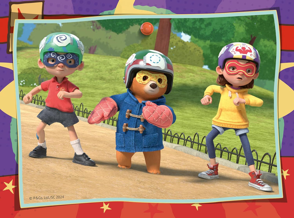 Ravensburger Paddington Bear Jigsaw Puzzles for Kids Age 3 Years Up - 4 in a Box (12, 16, 20, 24 Pieces) - Educational Toddler Toys & Games