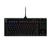 Logitech G Pro Mechanical Gaming Keyboard Qwertz, Ultraportable Design without Numeric Keypad, Removable Micro USB Cable, Backlit Keys, Black US International Layout Single