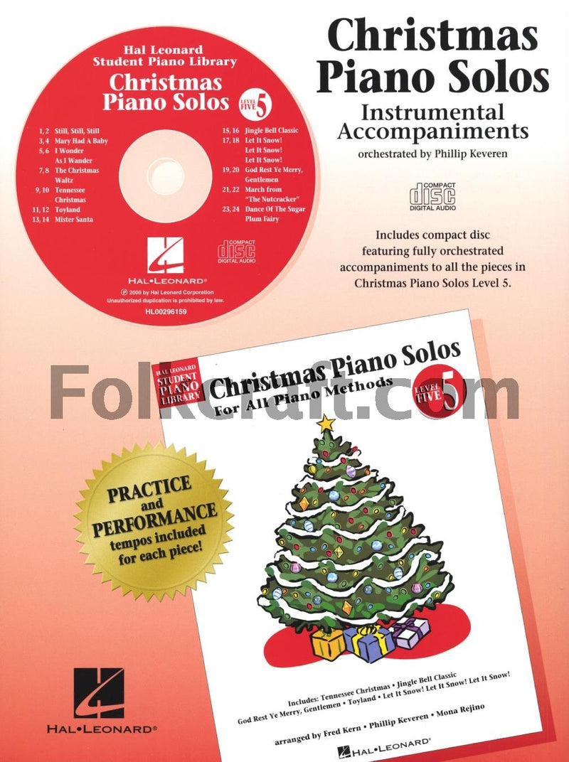 Christmas Piano Solos Level 5 CD