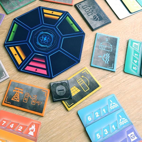 Moaideas Game Design | Energy Apex | Card Game | Ages 15+ | 3-5 Players | 20-40 Minutes Playing Time
