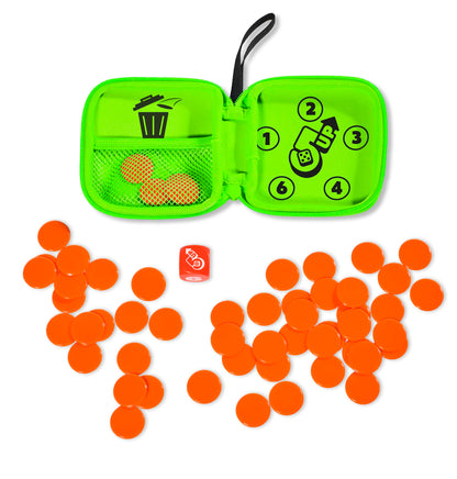 TOMY Games 5 Up - Addictive Push Your Luck Dice Game - 2-4 Player Travel Games - Fun Family Games for Kids and Adults - Board Games for 5+ Year Olds - Birthday Gifts and Christmas Stocking Fillers