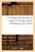 Catalogue de Groupes Et Sujets En Bronze Par E. Delabrierre