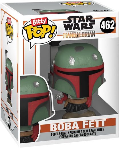 Funko Bitty POP!: Mandalorian - Cobb Vanth™, Bitty Pop! Fennec Shand™, Bitty Pop! Boba Fett™, and a mystery Bitty Pop! figure - 0.9 Inch (2.2 Cm) Collectable - Gift Idea - Cake Topper