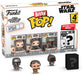 Funko Bitty POP!: Mandalorian - Cobb Vanth™, Bitty Pop! Fennec Shand™, Bitty Pop! Boba Fett™, and a mystery Bitty Pop! figure - 0.9 Inch (2.2 Cm) Collectable - Gift Idea - Cake Topper