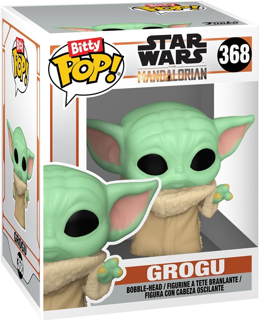 Funko Bitty POP!: Mandalorian - Moff Gideon™, Bitty Pop! Incinerator Stormtrooper™, Bitty Pop! Dark Trooper™, and a mystery Bitty Pop! figure - 0.9 Inch (2.2 Cm) Collectable - Gift Idea - Cake Topper