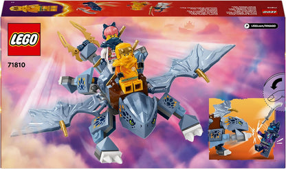 LEGO NINJAGO Riyu der Babydrache, Drachen-Spielzeug mit 3 Mini-Figuren, baubares Ninja-Spielzeug für 6-jährige Jungs und Mädchen, actionreiches Geschenk für Kinder 71810