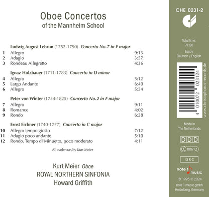 Oboe Concertos of the Mannheim School