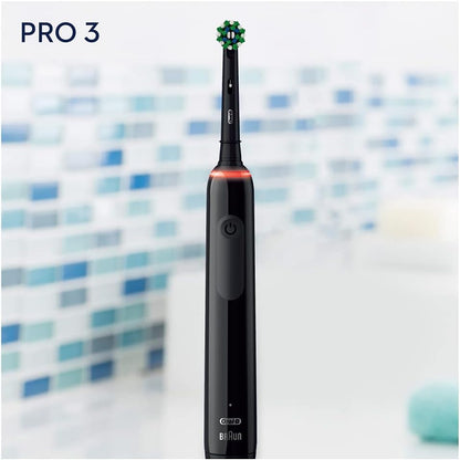 Oral-B Pro 3 Cross Action in Schwarz