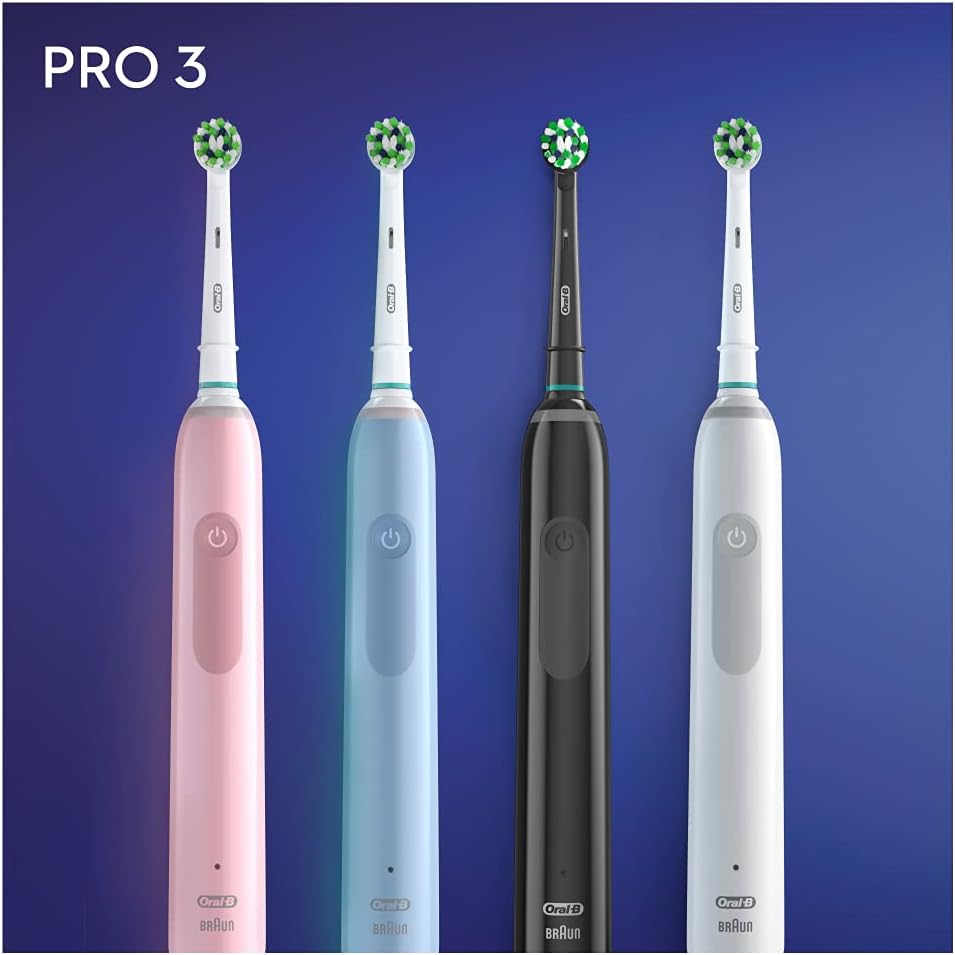 Oral-B Pro 3 Cross Action in Schwarz