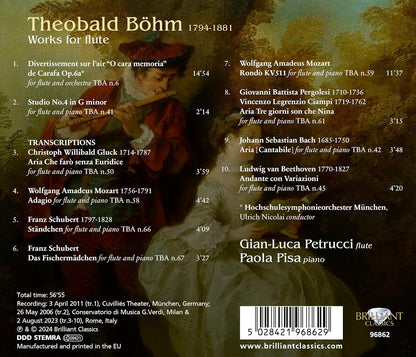 Theobald Böhm: Works for Flute