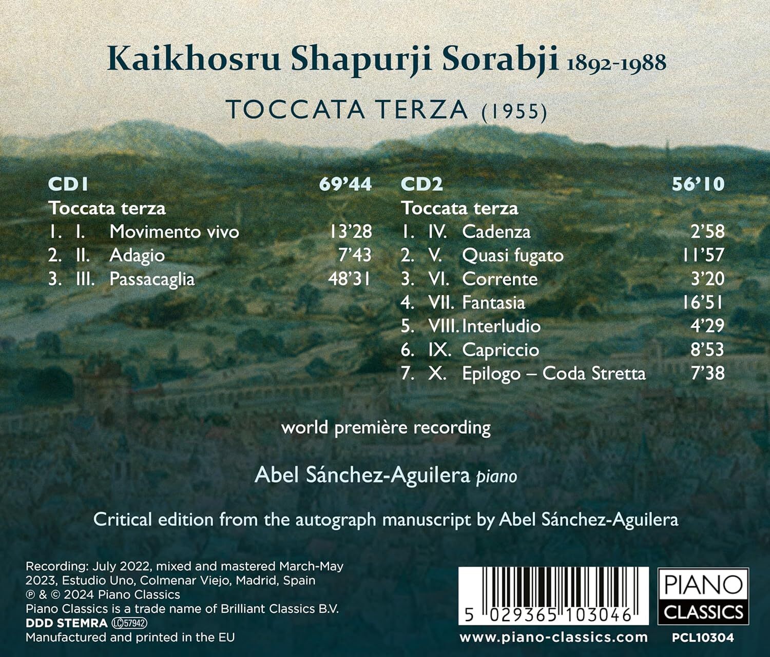 Sorabji: Toccata Terza