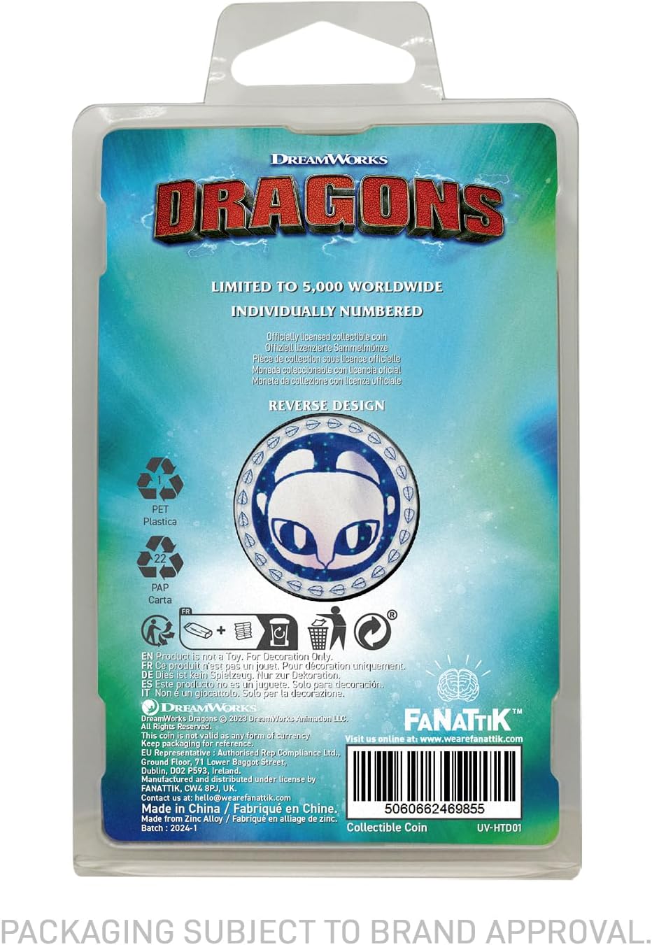 How to Train Your Dragon Limited Edition Collectible Coin