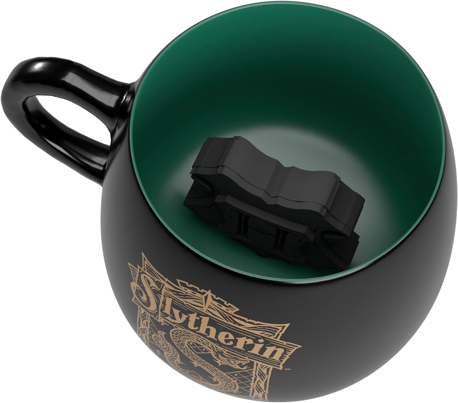 CYPBRANDS Harry Potter Tasse mit 3D-Figur im Inneren der Slytherin-Kollektion