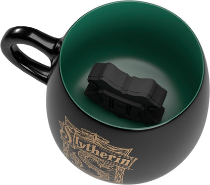 CYPBRANDS Harry Potter Tasse mit 3D-Figur im Inneren der Slytherin-Kollektion