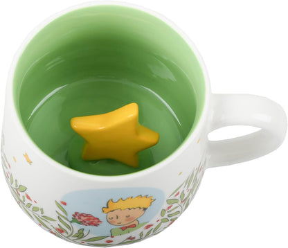 CYPBRANDS Der kleine Prinz Tasse mit 3D-Figur im Inneren, Roses Collection