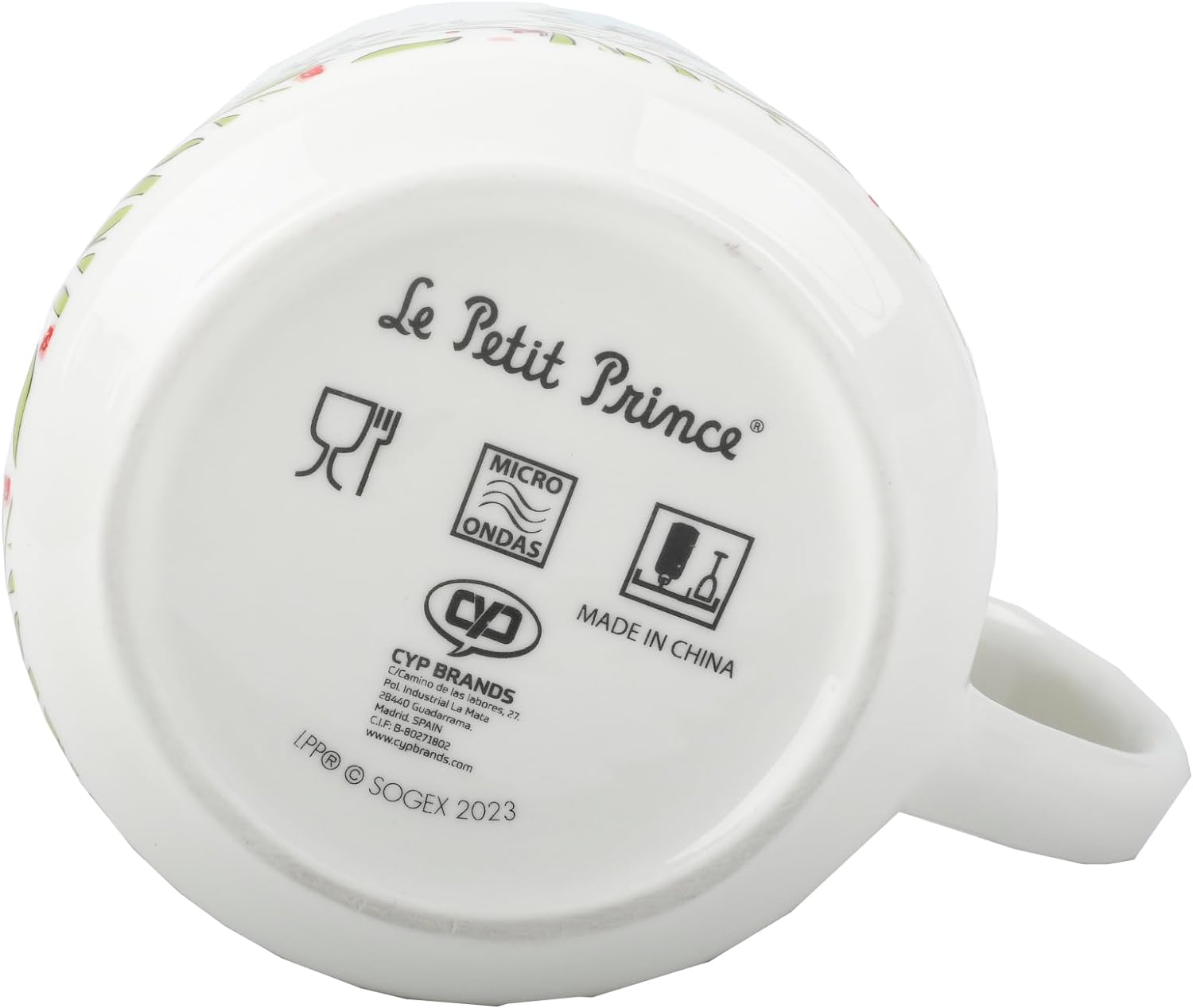 CYPBRANDS Der kleine Prinz Tasse mit 3D-Figur im Inneren, Roses Collection