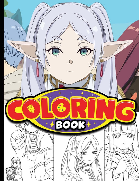 Frieren Beyond Journey's End Coloring book for kids and Teens