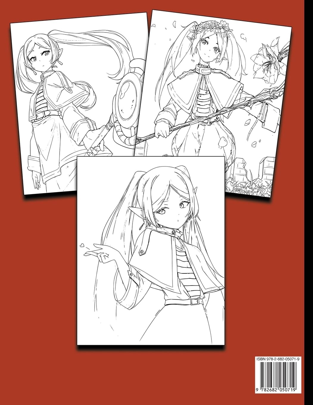 Frieren Beyond Journey's End Coloring book for kids and Teens