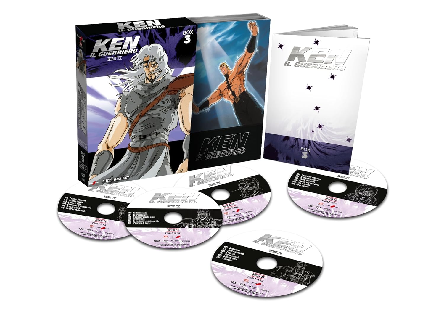 Ken Il Guerriero Parte 3 (Box 5 Dv) + Booklet