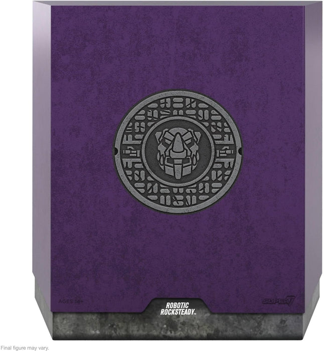 Super7 The Ninja Turtles, Figur Ultimates Roboter Rocksteady, 20 cm