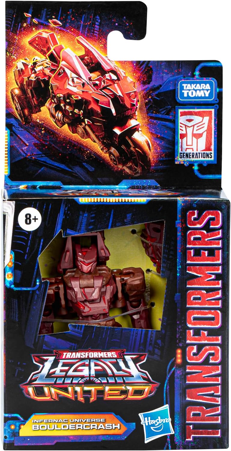 Transformers Legacy United Core Class Infernac Universe Bouldercrash Action Figure
