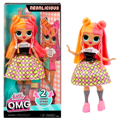 L.O.L. Surprise! OMG Modepuppe - Neonlicious - Mit Zahlreichen Überraschungen, Einschließlich Wandelbarer Mode und Fabelhaften Accessoires - Ideal für Kinder ab 4 Jahren
