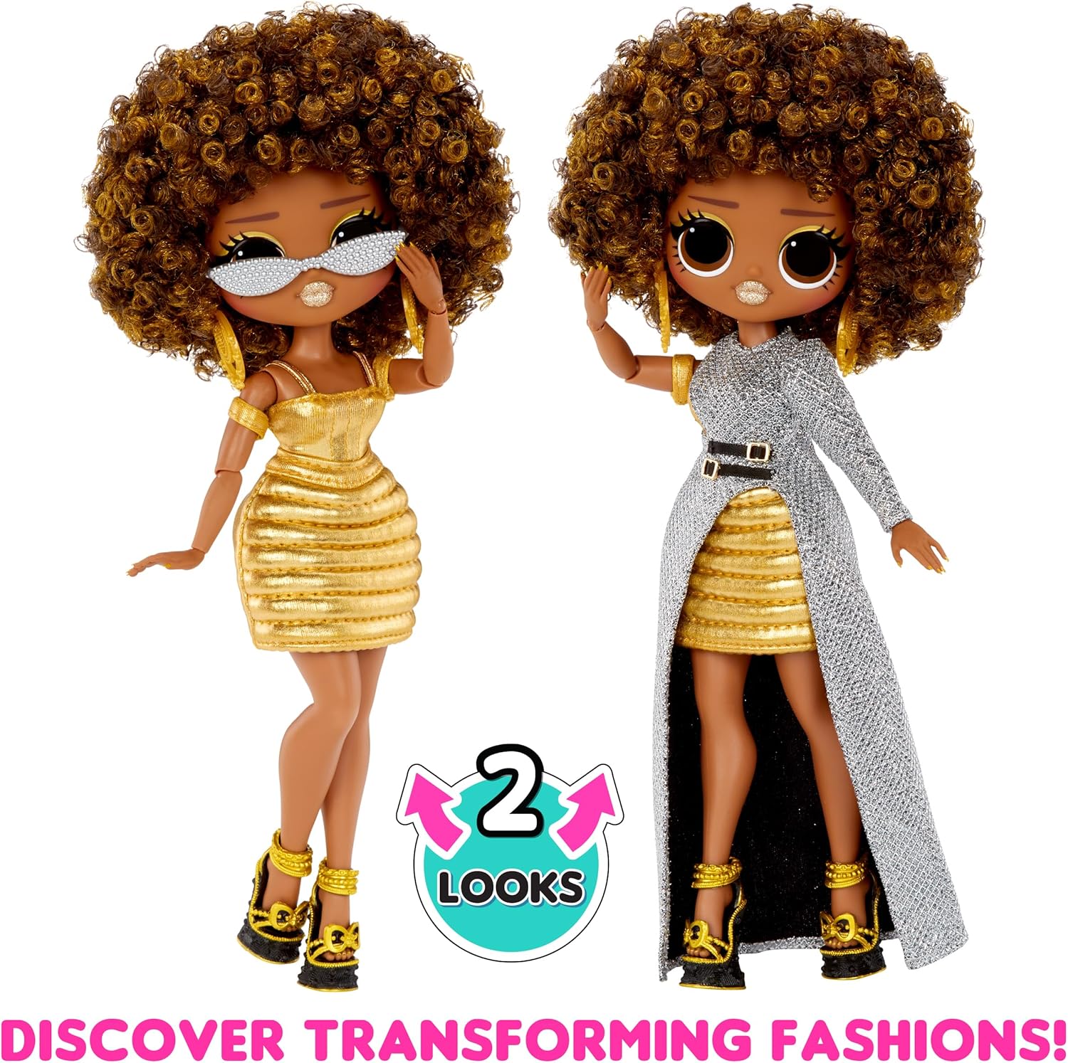 L.O.L. Surprise! OMG Modepuppe - Royal Bee - Mit Zahlreichen Überraschungen, wie Wandelbare Mode und Fabelhafte Accessoires - Ideal für Kinder ab 4 Jahren