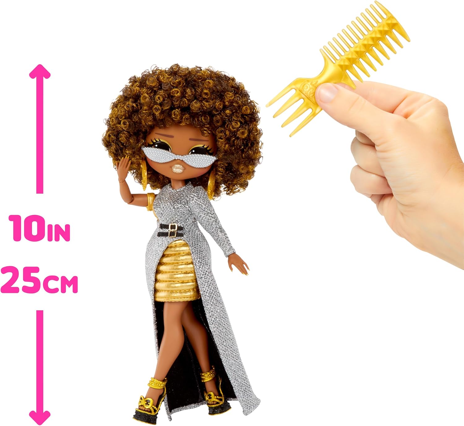 L.O.L. Surprise! OMG Modepuppe - Royal Bee - Mit Zahlreichen Überraschungen, wie Wandelbare Mode und Fabelhafte Accessoires - Ideal für Kinder ab 4 Jahren