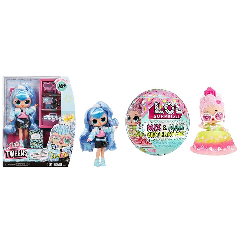 L.O.L. Surprise Tweens - Fashion Doll Ellie Fly - With 10+ Surprises and Fabulous Accessories – Great for Kids Ages 4+, Blue