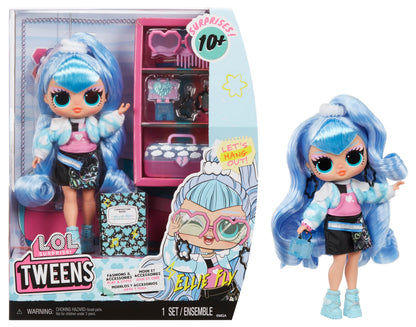 L.O.L. Surprise Tweens - Fashion Doll Ellie Fly - With 10+ Surprises and Fabulous Accessories – Great for Kids Ages 4+, Blue