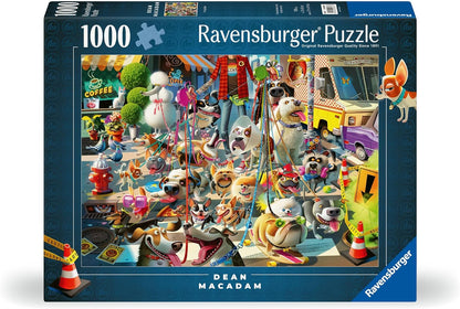 Ravensburger 12000876 Dog Walker 1000 Piece Jigsaw Puzzles for Adults and Kids Age 12 Years Up-Animals, Multicolour, One Size
