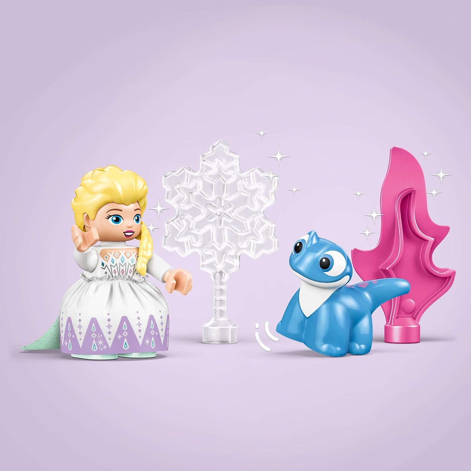 LEGO DUPLO Disney Elsa & Bruni in the Enchanted Forest, Frozen 2 Learning Toy for 2 Plus Year Old Toddlers, Girls & Boys, with 4 Characters Incl an Els Mini-Doll Figure, Birthday Gift Idea 10418