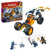 LEGO NINJAGO Arins Ninja-Geländebuggy, Ninja-Spielzeug mit Auto, Drache und 4 Mini-Figuren, Abenteuer-Set mit Buggy-Modell für Kinder, Geburtstagsgeschenk für Jungen und Mädchen ab 7 Jahren 71811