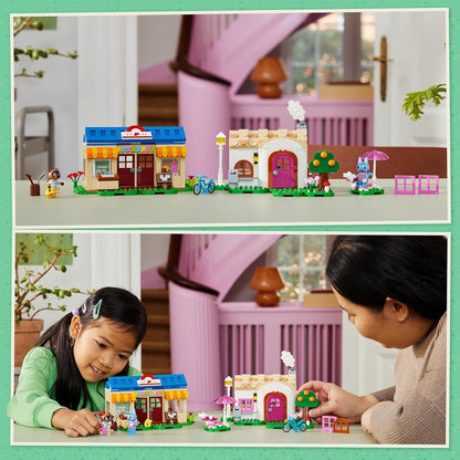 LEGO Animal Crossing Nook’s Cranny & Rosie's House Creative Building Toy for 7 Plus Year Old Kids, Girls & Boys, Includes 2 Characters from the Video Game Series, Birthday Gift Idea 77050