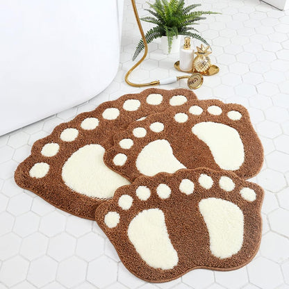 ETHORY Beautiful Creative Rug Cute Soft Plush Furry Shag Area Rug Fibre Fast water absorption Floor Decoration Carpet Mat Bath ‎Kitchen cozy