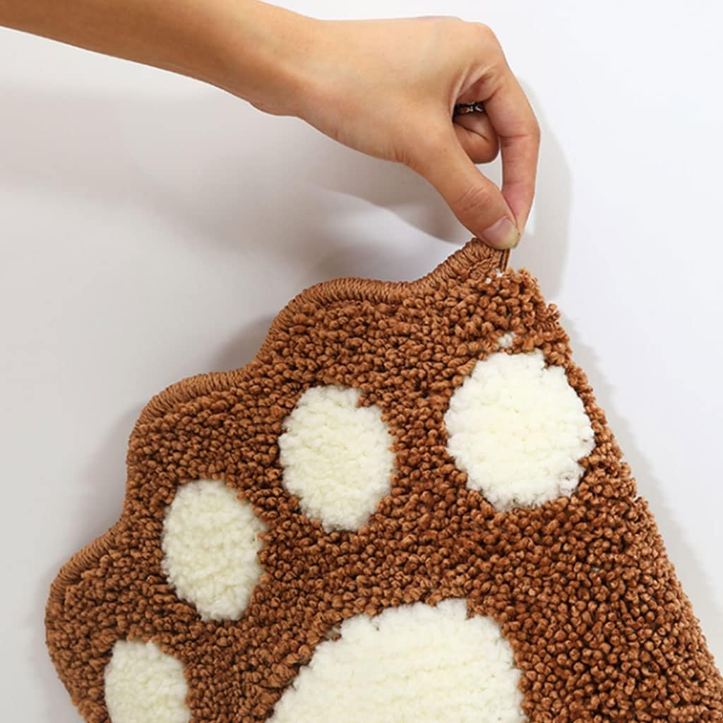 ETHORY Beautiful Creative Rug Cute Soft Plush Furry Shag Area Rug Fibre Fast water absorption Floor Decoration Carpet Mat Bath ‎Kitchen cozy