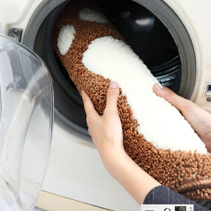 ETHORY Beautiful Creative Rug Cute Soft Plush Furry Shag Area Rug Fibre Fast water absorption Floor Decoration Carpet Mat Bath ‎Kitchen cozy