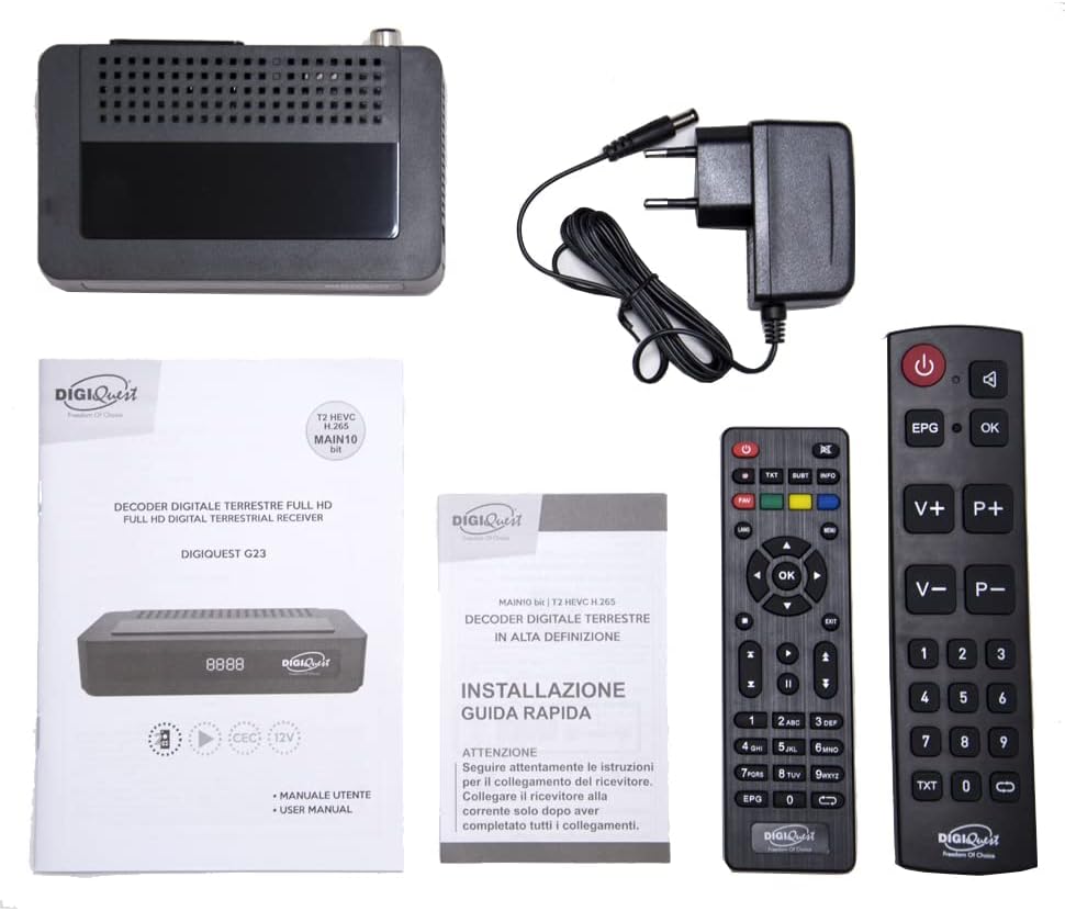 Digiquest G23+Easy Rcu+Tlc Tasti Gr