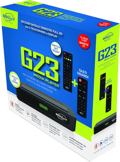 Digiquest G23+Easy Rcu+Tlc Tasti Gr