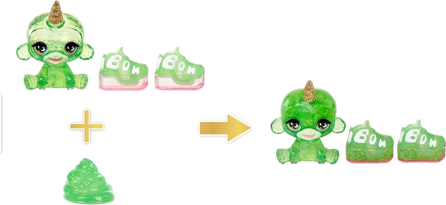 Rainbow High Fashion Doll with Slime & Pet - Jade (Green) - 28 cm Shimmer Doll with Sparkle Slime, Magical Pet and Fashion Accessories - Kids Toy - Great for Ages 4-12 Years