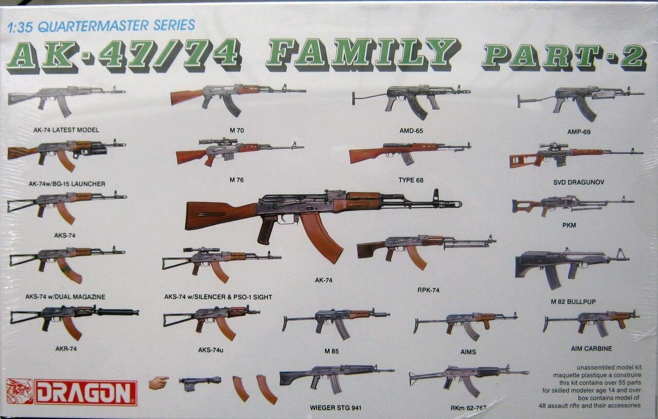 Dragon Models DRA3805 1/35 AK-47/74 Family Part 2 Kits