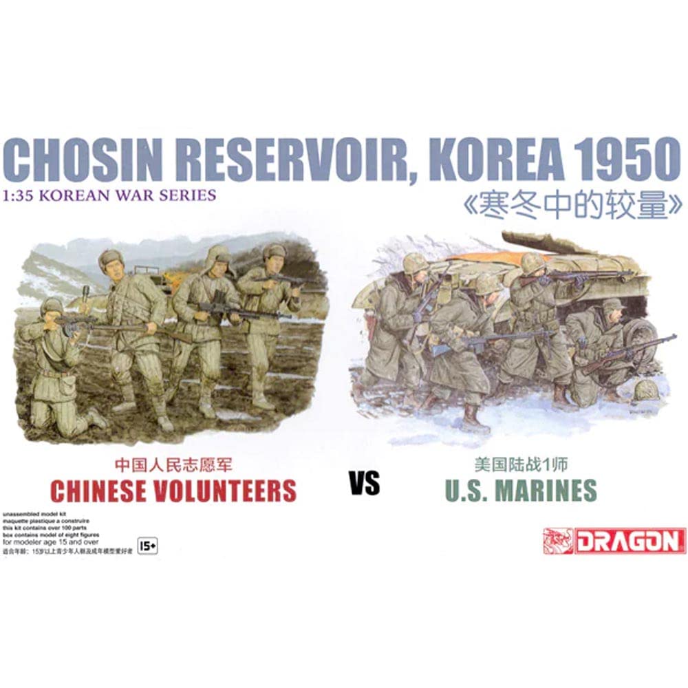 Model Kit figurky 6811 - Chinese Volunteers vs U.S. Marines, Chosin Reservoir Korea 1950 (1:35)