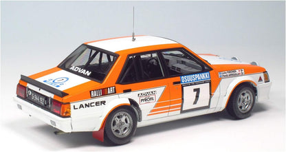 Platz NuNu 1/24 Scale Lancer Turbo '82 Rally of 1000 Lakes - Plastic Model Building Kit # PN24018 - Plastic Model Building Kit # PN24018