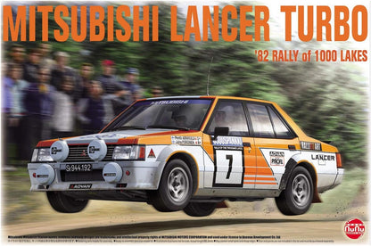 Platz NuNu 1/24 Scale Lancer Turbo '82 Rally of 1000 Lakes - Plastic Model Building Kit # PN24018 - Plastic Model Building Kit # PN24018