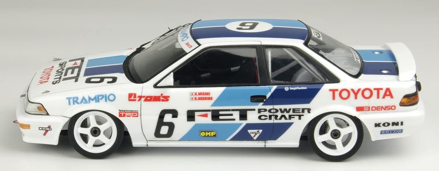 Platz/NuNu 1/24 Racing Series Toyota Corolla Levin AE92 1989 JTC SUGO Plastic Model PN24039 Molded Color