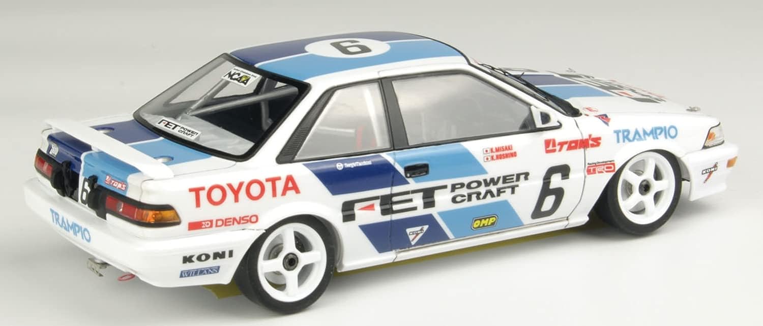 Platz/NuNu 1/24 Racing Series Toyota Corolla Levin AE92 1989 JTC SUGO Plastic Model PN24039 Molded Color