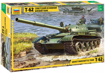 Zvezda 3622 T-62 Soviet Main Battle Tank 1:35 Model Kit